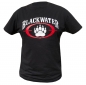 Preview: T-Shirt Blackwater in Schwarz beide Seitenbedruckt